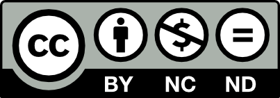 Creative Commons Attribution Non-commercial No Derivatives
